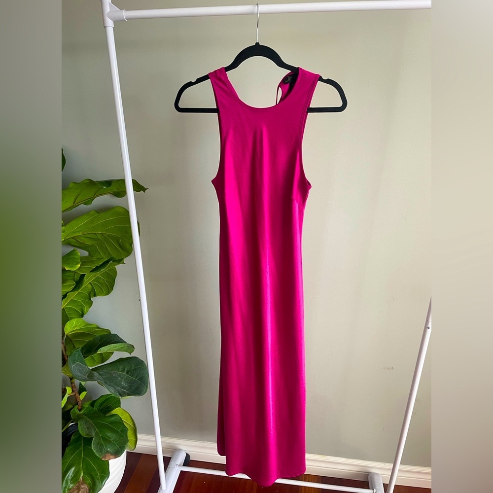 House of Harlow 1960 Sleeveless Midi Long Pink Dress Size M